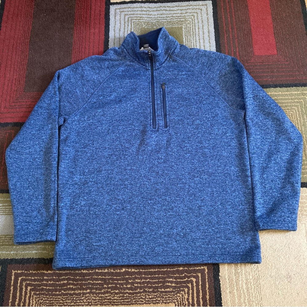 Eddie Bauer Radiator Fleece Lined Quarter Zip Sweater Pullover Men's Size XL